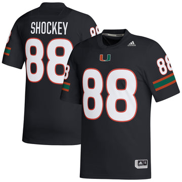 Jeremy Shockey Miami Hurricanes black jersey
