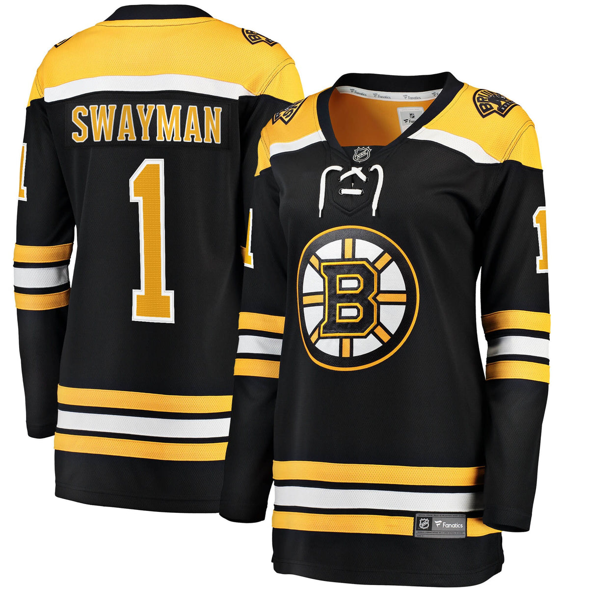 Jeremy Swayman Boston Bruins black Home jersey