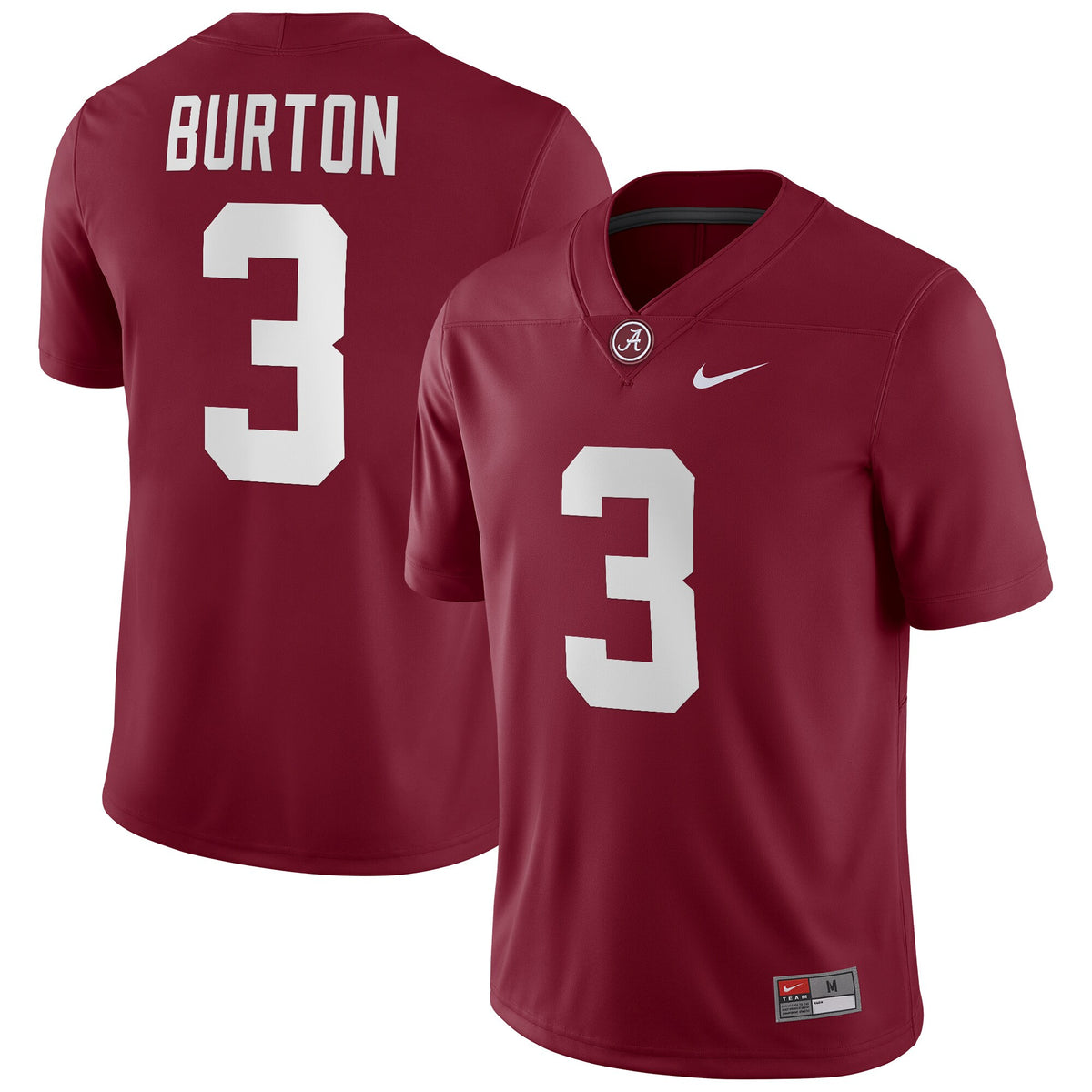 Jermaine Burton Alabama Crimson Tide crimson jersey