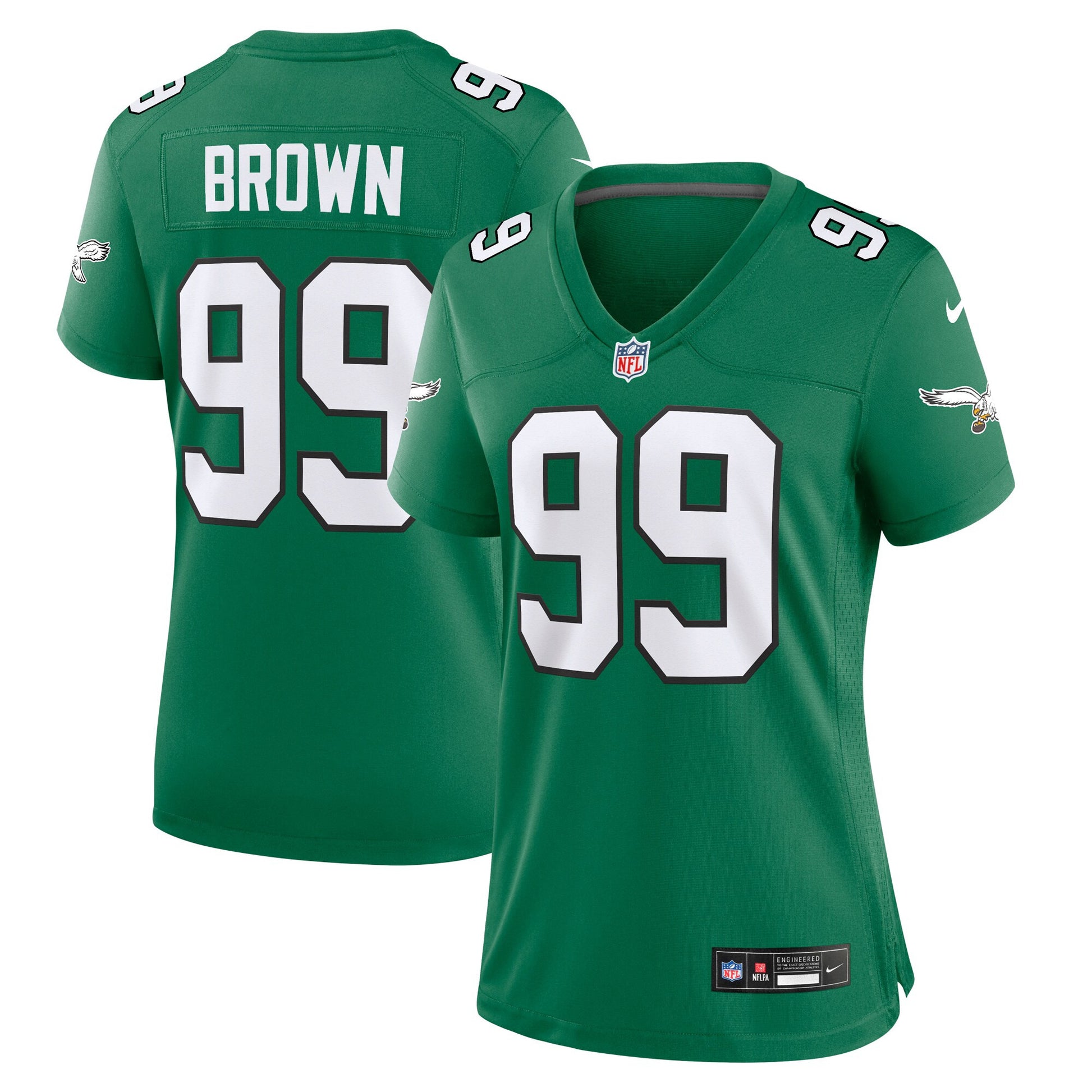 Jerome Brown Philadelphia Eagles green Alternate jersey