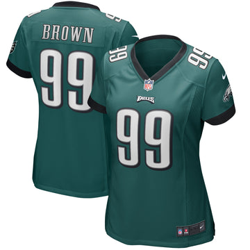 Jerome Brown Philadelphia Eagles green Game jersey