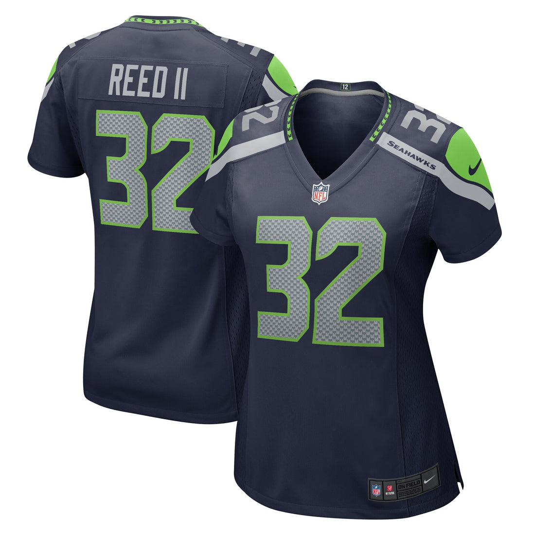 Jerrick Reed Ii College Seattle Seahawks navy jersey