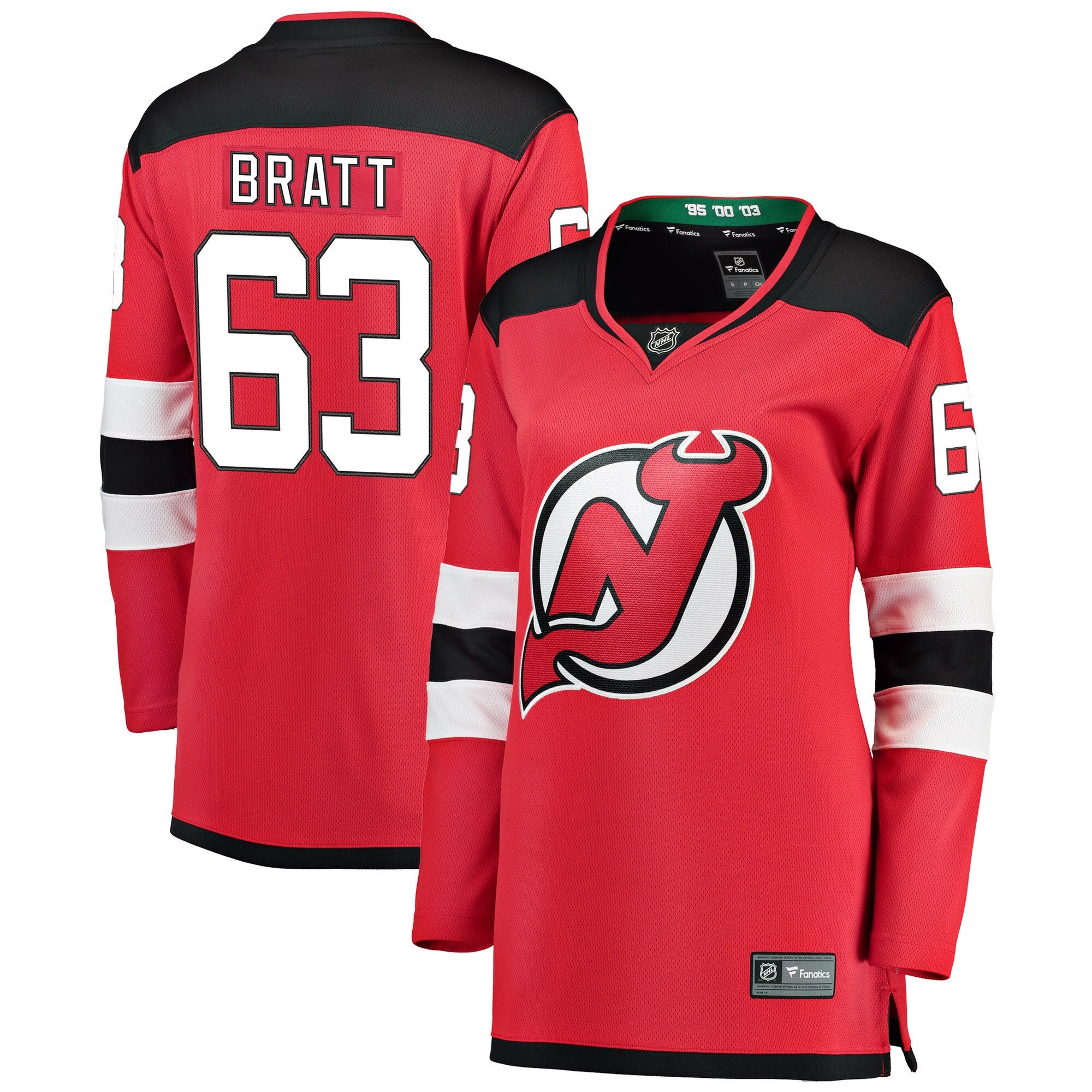 Jesper Bratt New New Jersey Devils red Home jersey