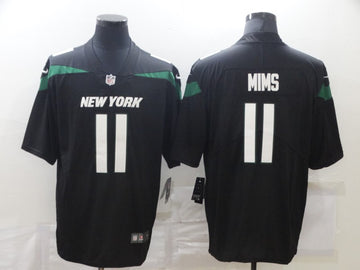 Denzel Mims New York Jets black Vapor jersey