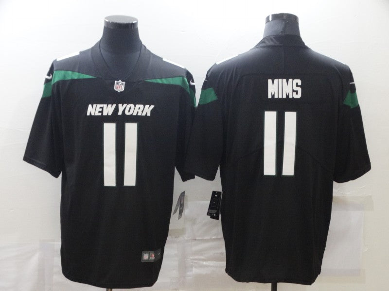 Denzel Mims New York Jets black Vapor jersey