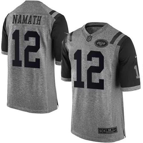 Joe Namath New York Jets gray Limited jersey