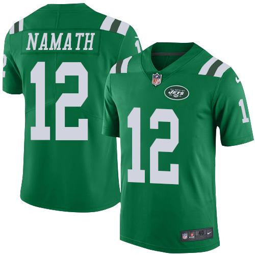 Joe Namath New York Jets green Elite jersey