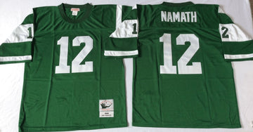 Joe Namath New York Jets green Throwback jersey