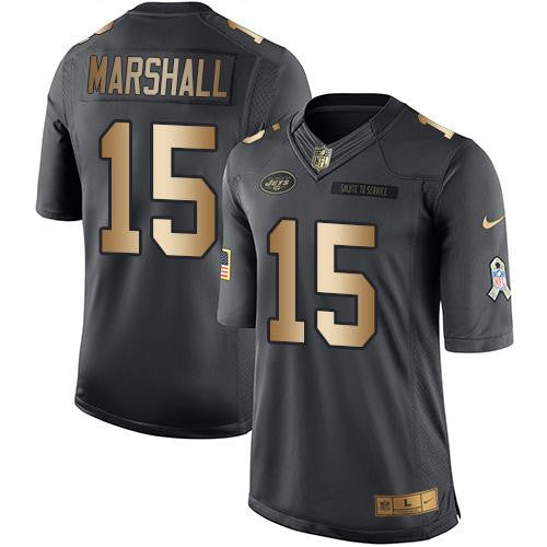 Brandon Marshall New York Jets black Salute To Service jersey