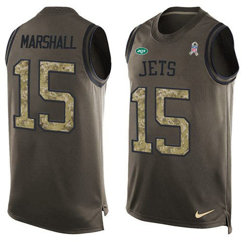 Brandon Marshall New York Jets green Salute To Service jersey
