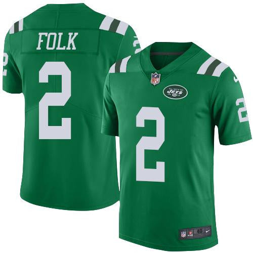 Nick Folk New York Jets green Elite jersey