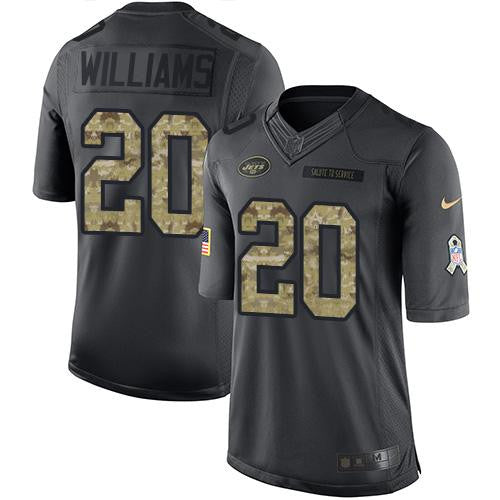 Marcus Williams New York Jets black Salute To Service jersey