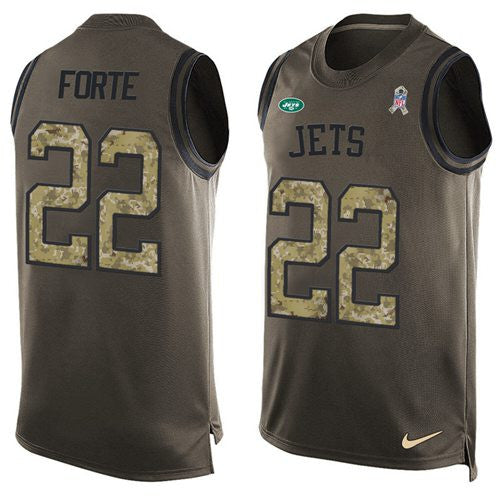 Matt Forte New York Jets green Salute To Service jersey