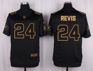 Darrelle Revis New York Jets black Pro Line jersey