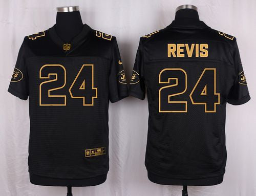 Darrelle Revis New York Jets black Pro Line jersey
