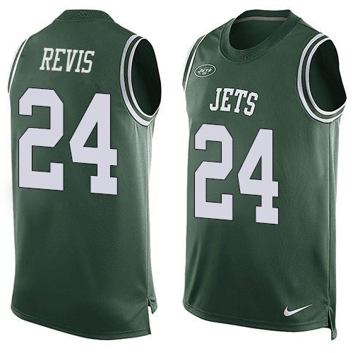 Darrelle Revis New York Jets green Limited jersey