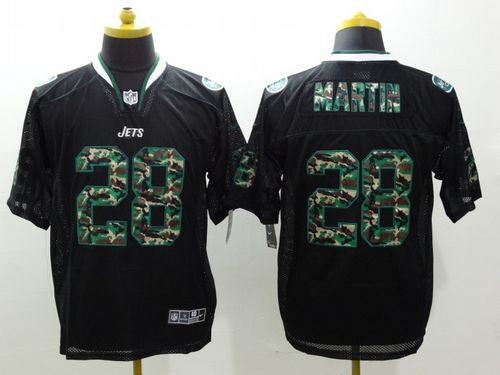 Curtis Martin New York Jets black Elite jersey