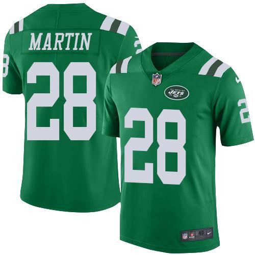 Curtis Martin New York Jets green Elite jersey