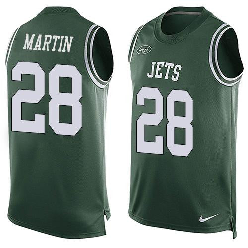 Curtis Martin New York Jets green Limited jersey