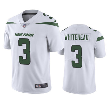 Jordan Whitehead New York Jets white Vapor jersey