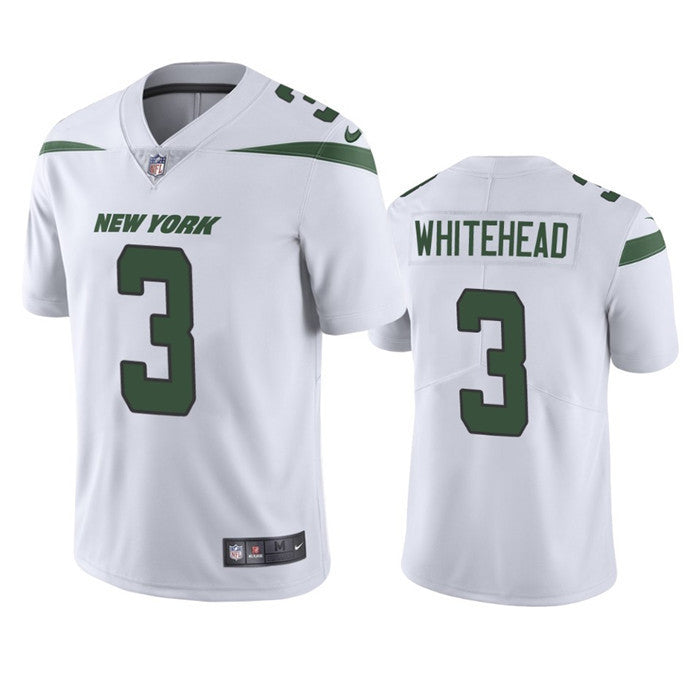 Jordan Whitehead New York Jets white Vapor jersey