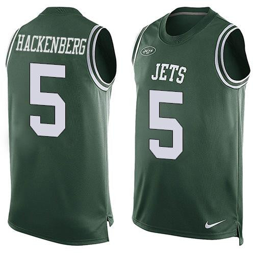 Christian Hackenberg New York Jets green Limited jersey