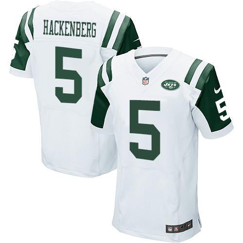 Christian Hackenberg New York Jets white Elite jersey