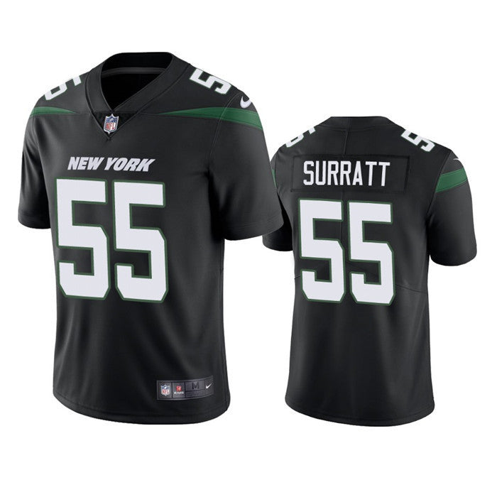 Chazz Surratt New York Jets black Vapor jersey
