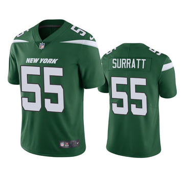 Chazz Surratt New York Jets green Vapor jersey