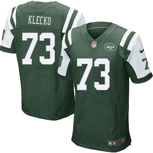 Joe Klecko New York Jets green Elite jersey