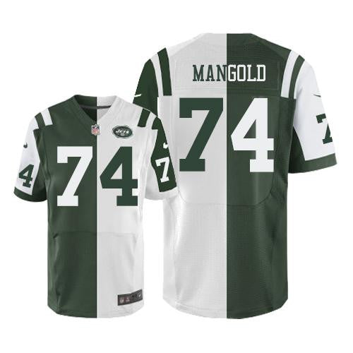 Nick Mangold New York Jets green Elite jersey