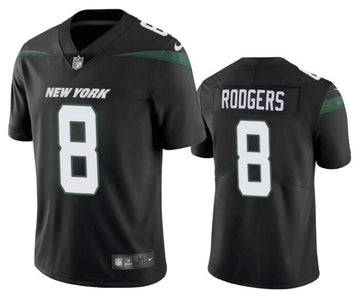 Aaron Rodgers New York Jets black Vapor jersey