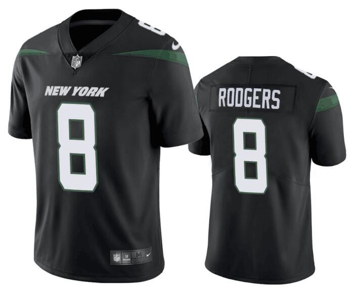 Aaron Rodgers New York Jets black Vapor jersey