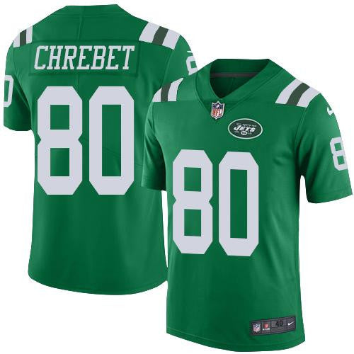 Wayne Chrebet New York Jets green Elite jersey