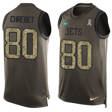 Wayne Chrebet New York Jets green Salute To Service jersey