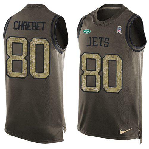 Wayne Chrebet New York Jets green Salute To Service jersey