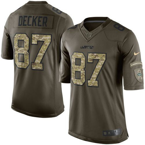 Eric Decker New York Jets green Salute To Service jersey