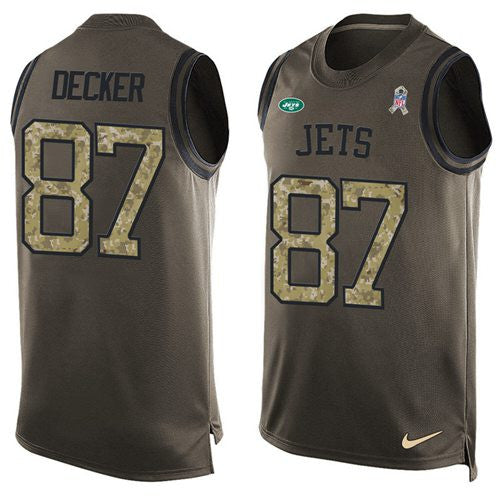 Eric Decker New York Jets green Salute To Service jersey