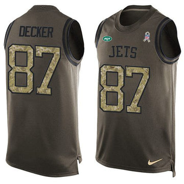 Eric Decker New York Jets green Salute To Service jersey