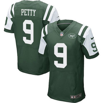 Bryce Petty New York Jets green Elite jersey