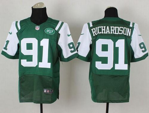 Sheldon Richardson New York Jets green Elite jersey
