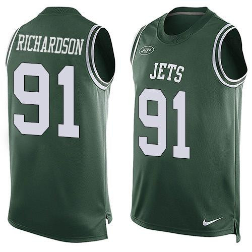 Sheldon Richardson New York Jets green Limited jersey