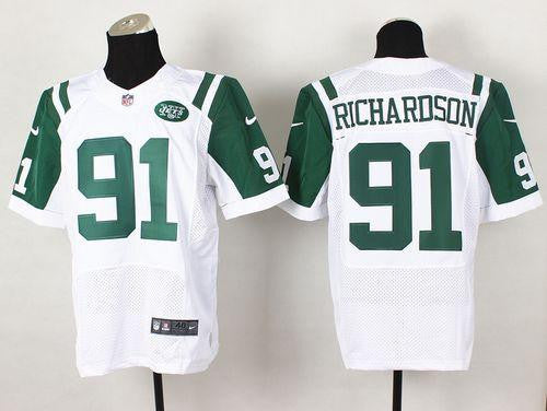 Sheldon Richardson New York Jets white Elite jersey