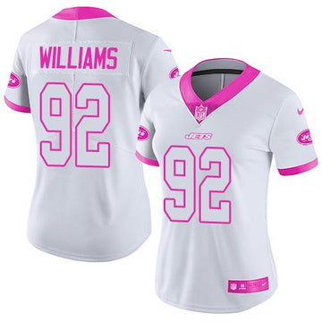Leonard Williams New York Jets white Limited jersey