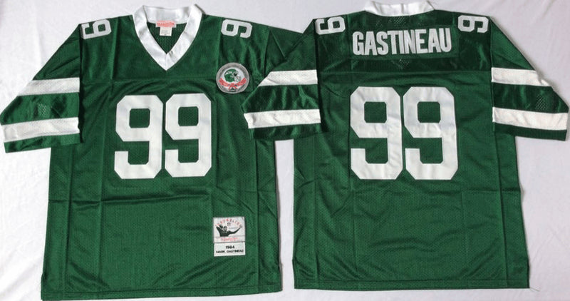 Mark Gastineau New York Jets green Throwback jersey