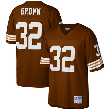 Jim Brown Cleveland Browns brown jersey