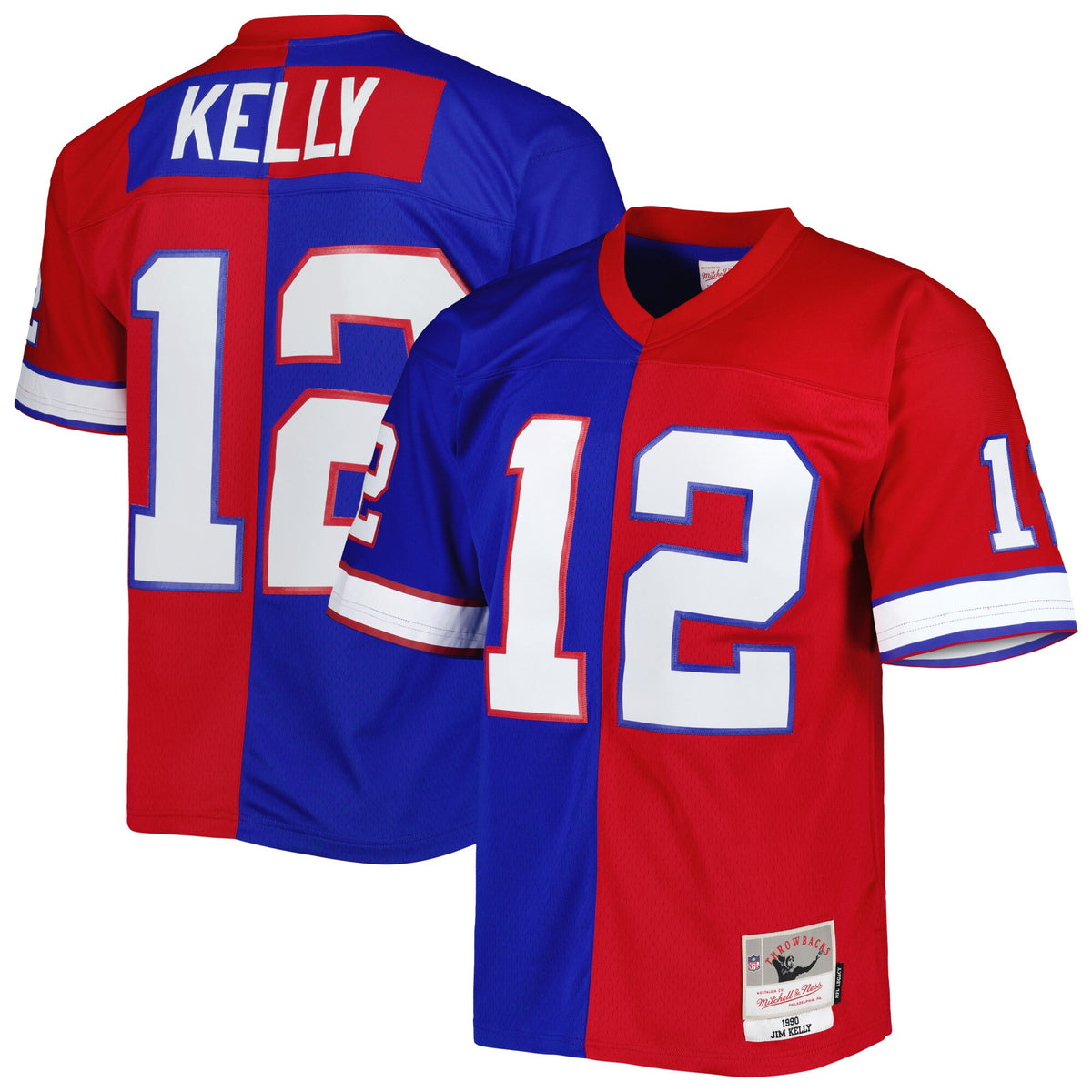 Jim Buffalo Bills royal Split jersey