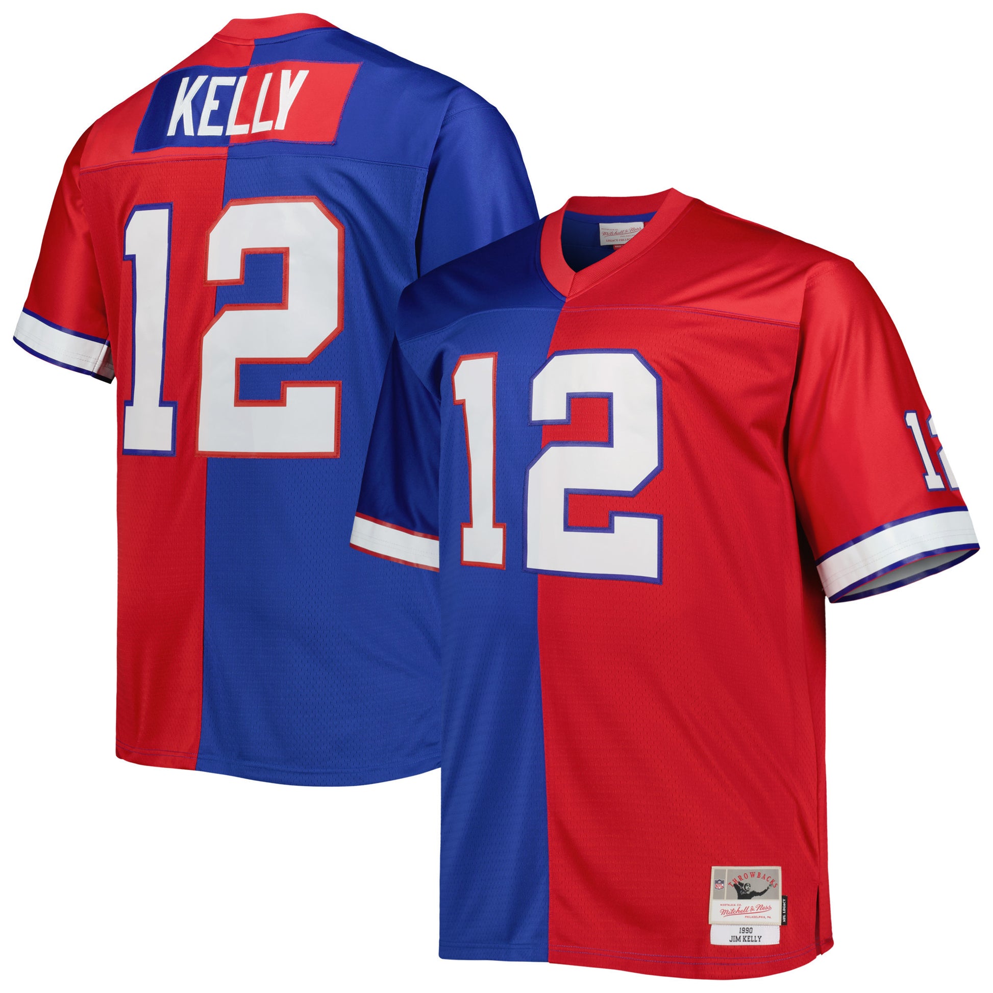 Jim Buffalo Bills royal Split jersey