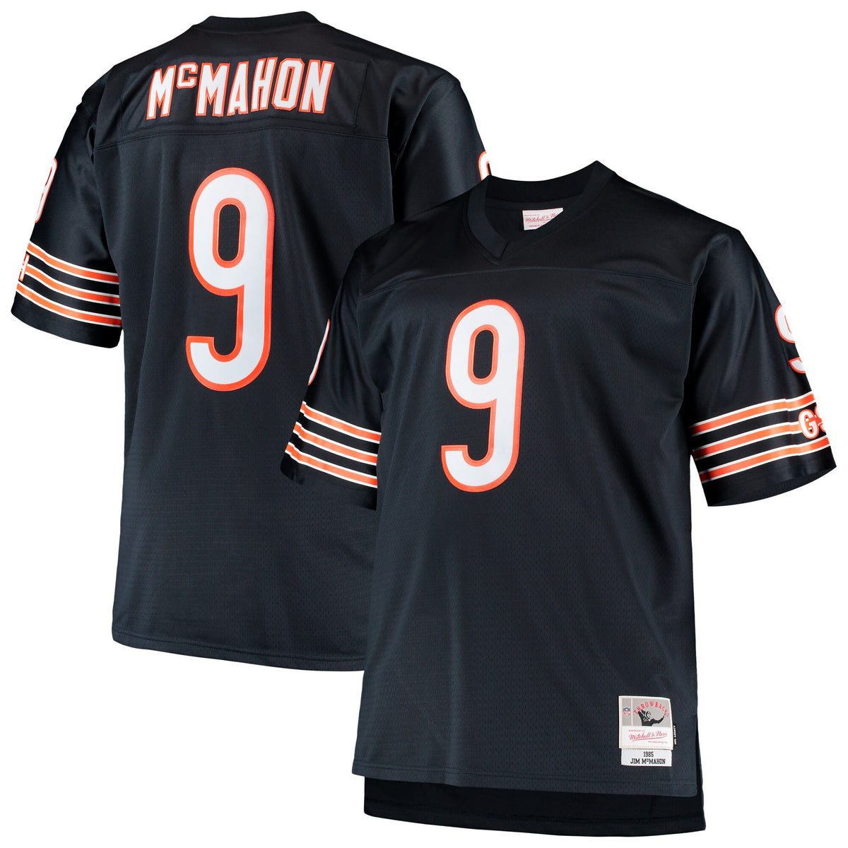 Jim Mcmahon Chicago Bears navy jersey