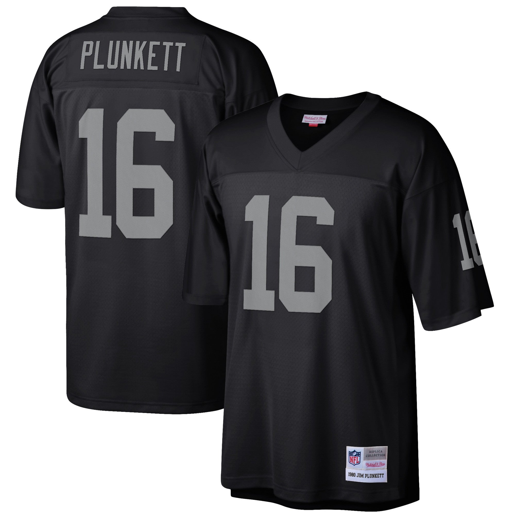 Jim Plunkett Las Vegas Raiders black jersey